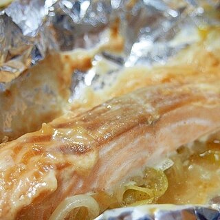 味噌マヨ*鮭ホイル焼き